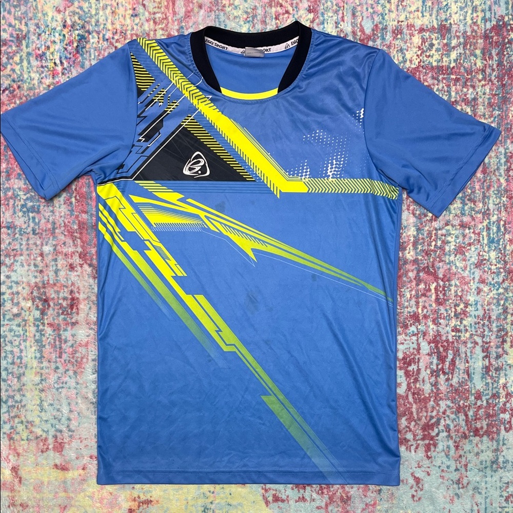 EGO Blue and Yellow Men's Shirt
